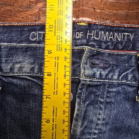 Women's CItizens of Humanity Dylan drop rise cropped jean size 30 - Picture 11 of 16